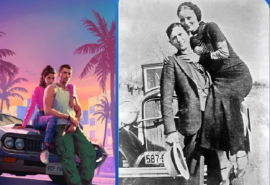 GTA 6: Lucia & Jason inspired by Bonnie & Clyde